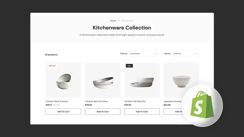 Shopify collection example