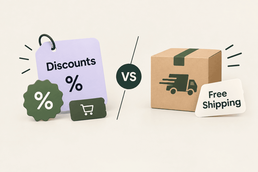 Discount vs free shipping